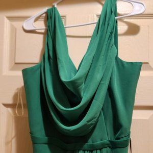 Emerald bridesmaid dress